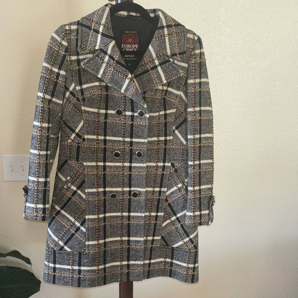 Europe Craft double breasted wool jacket